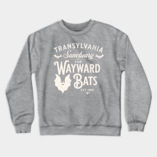 Transylvania Sanctuary for Wayward Bats Dark Crewneck Sweatshirt